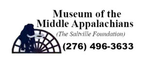 Museum of the Middle Appalachians logo featuring a woolly mammoth and waterwheel silhouette