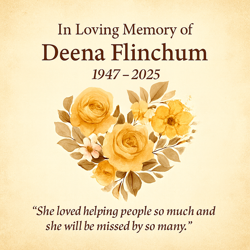In Loving Memory of Deena Flinchum 1947 - 2025